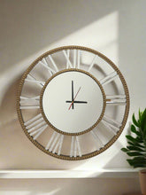Load image into Gallery viewer, Decorative Beaded Mirrored Clock - 2 Colours Available