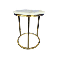 Load image into Gallery viewer, Layla Side Table - Gold - Furniture and Giftware