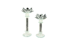 Load image into Gallery viewer, Flower Crystal Candle Holder - 2 Sizes Available
