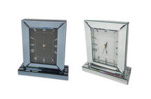 Load image into Gallery viewer, CLEARANCE - Mirrored Table Clock - 2 Colours Available
