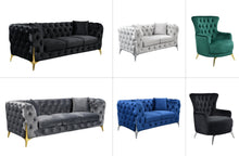 Load image into Gallery viewer, GRAND Tufted Range Lounge Set - 5 Colours Available
