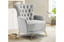 Load image into Gallery viewer, Grand Tufted Wing Chair - 6 Colours Available
