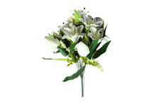 Load image into Gallery viewer, Artificial Lily/Tulip Bunch 36cm – White
