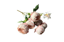 Load image into Gallery viewer, Artificial Peony/Frangipani Bunch 43cm – Available in 4 Colors
