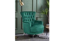 Load image into Gallery viewer, Grand Tufted Wing Chair - 6 Colours Available
