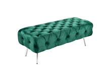 Load image into Gallery viewer, Shirley Ottoman Silver Frame - 6 Colours Available
