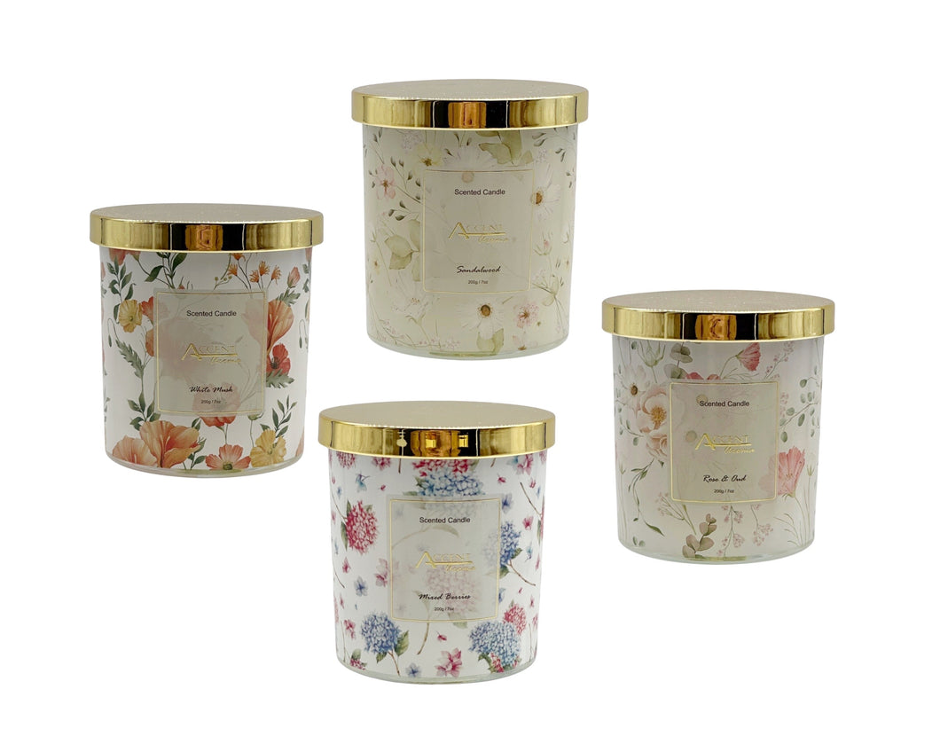 Floral Scented Candle 200g