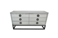 Load image into Gallery viewer, CLEARANCE - Athens Mirrored Dresser Table - Black
