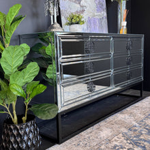 Load image into Gallery viewer, CLEARANCE - Athens Mirrored Dresser Table - Black
