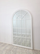 Load image into Gallery viewer, Window Style Mirror - White Arch 70 CM x 130 CM
