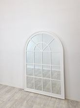 Load image into Gallery viewer, Window Style Mirror - White Arch 100 CM x 150 CM
