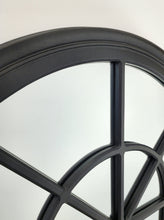 Load image into Gallery viewer, X-Large Window Style Mirror - Black Arch 100 CM x 180 CM

