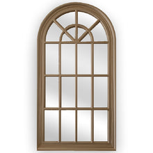 Load image into Gallery viewer, X-Large Window Style Mirror - Taupe Arch 100 CM x 180 CM
