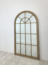 Load image into Gallery viewer, X-Large Window Style Mirror - Taupe Arch 100 CM x 180 CM
