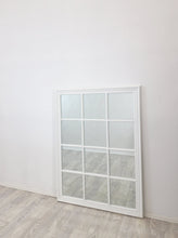 Load image into Gallery viewer, Window Style Mirror - White Rectangle 95cm x 130cm
