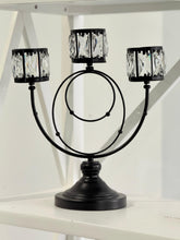 Load image into Gallery viewer, CLEARANCE - Trio Crystal Candle Holder - 3 Colours Available
