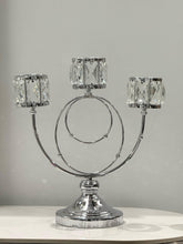 Load image into Gallery viewer, CLEARANCE - Trio Crystal Candle Holder - 3 Colours Available
